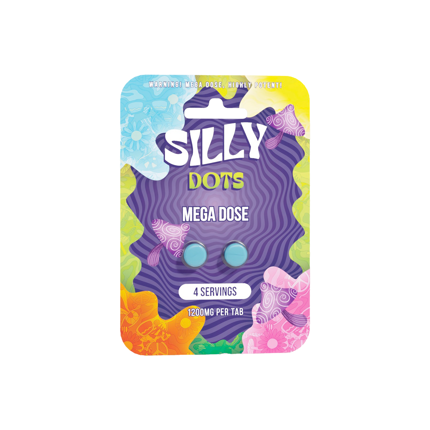 Silly Dots Mega Dose 1200mg Tabs | 2 Tabs