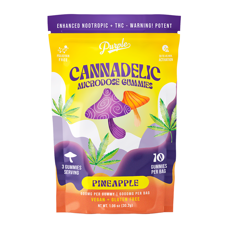 Cannadelics Microdose Gummies | Pineapple