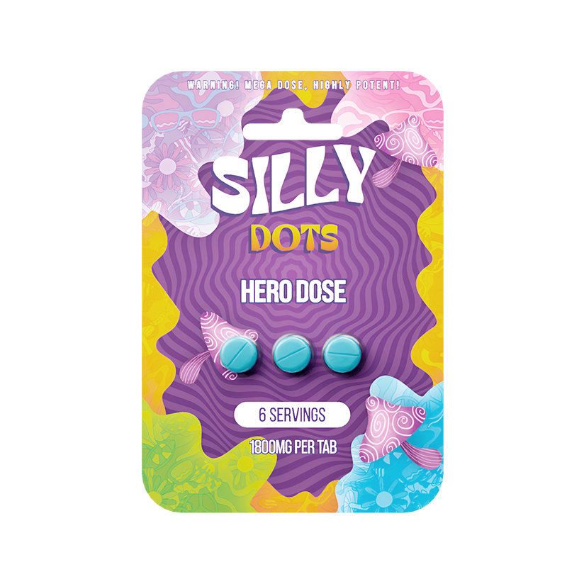 Silly Dots Hero Dose 1800mg Tabs | 3 Tabs