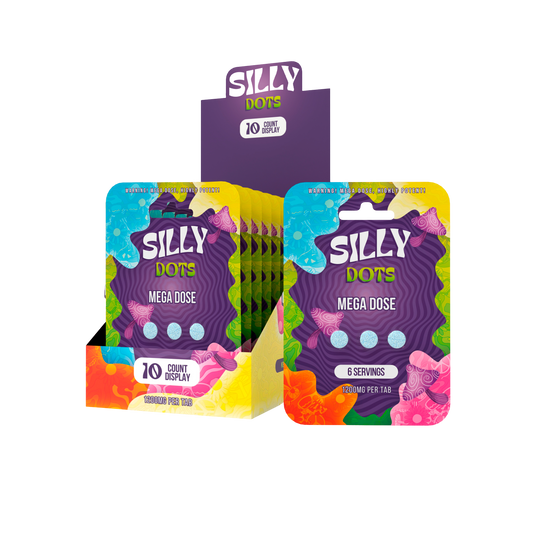 Party Pack | Silly Dots Mega Dose 1200mg Tabs | 10 Count Display